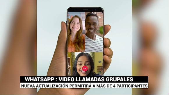 WhatsApp: aplicación lanza actualización de video llamadas grupales, superando los 4 s.
